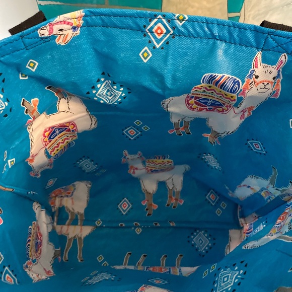 Large llama insulated lunch Tote bag - Picture 5 of 5